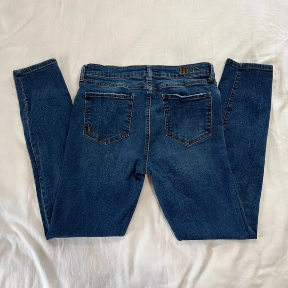 Kut from the Kloth Sienna Skinny Medium Wash Mid Rise Cotton Blend Jeans | Sz 10 - Picture 7 of 9